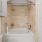 soaking tub in bathroom
