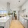 beautiful kitchen with ample storage space